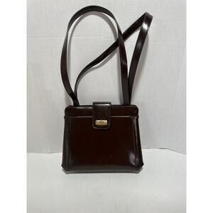 Koltoy Womens Purse Cross Body brown faux leather classic vintage